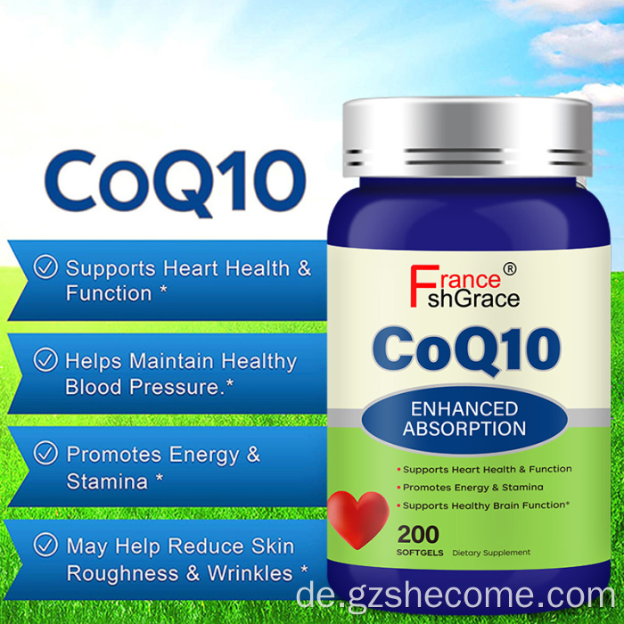 Hight Quality CoQ10 Supplement Support Health